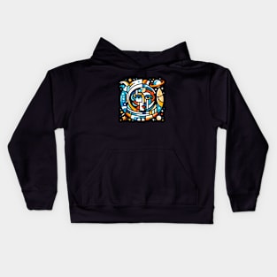 Portrait of Astronaut Kids Hoodie